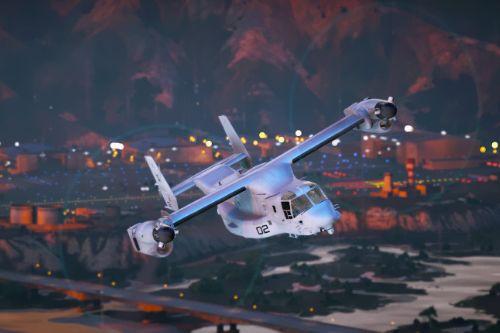 USMC MV-22B Osprey [Add-On] (8 liveries/Illum. Rotors)